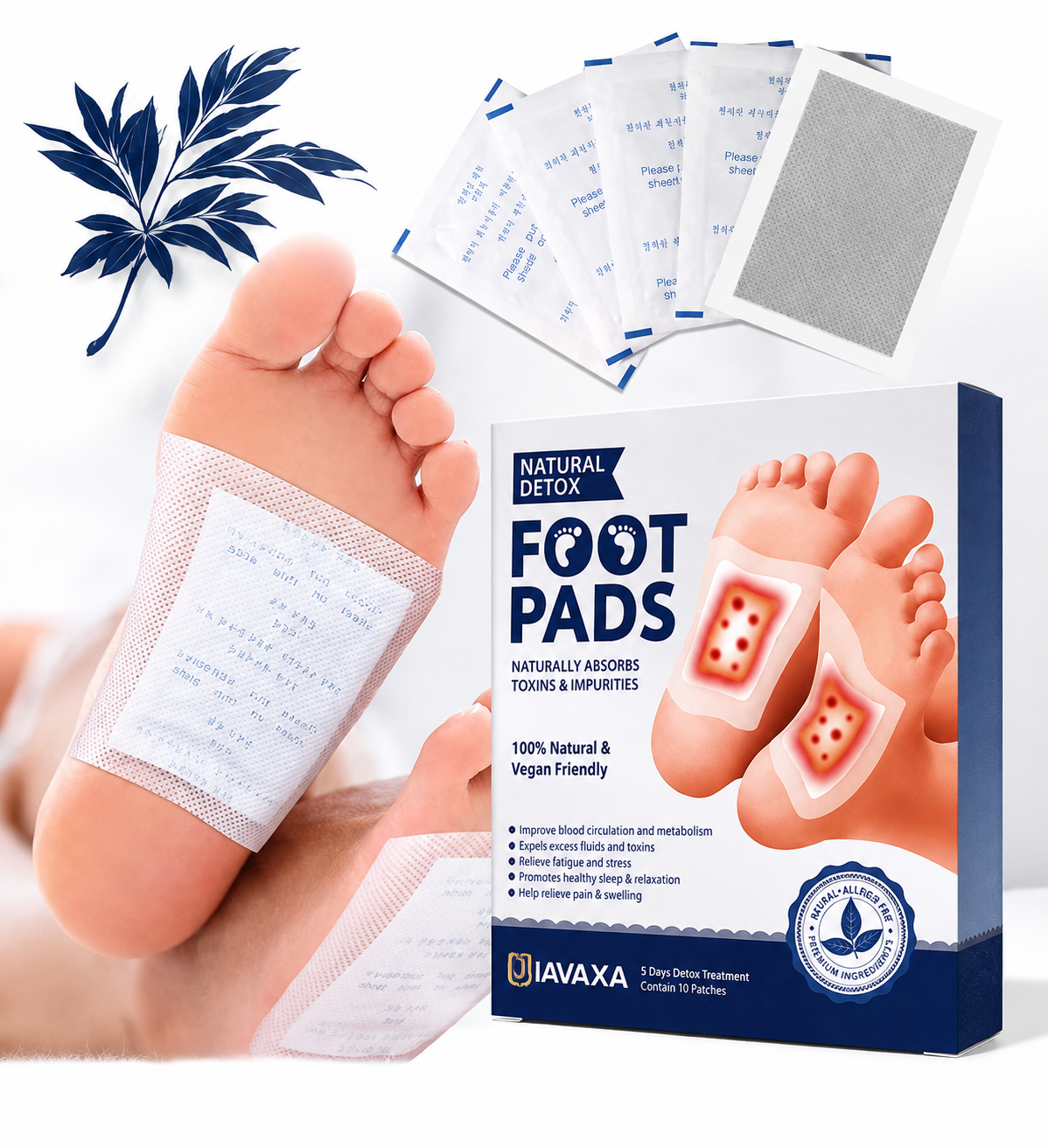 Overnight Foot Renewal Patches | Buy 1 Get 1 FREE 🌿✨